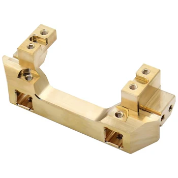 

Fixed Front Brass Rudder Rack Replacement Accessories Solid Barrier Wheel Knuckle Bumper Beam Servo Mount For Traxxas For TRX-4