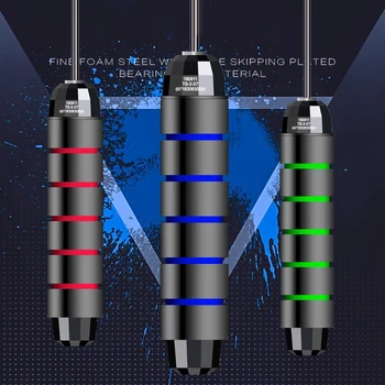 

Bearing Steel Wire Jump Skipping Rope Speed Training Adjustable Fitness Exercise Jump Rope Thickened Anti Slip Foam Handle