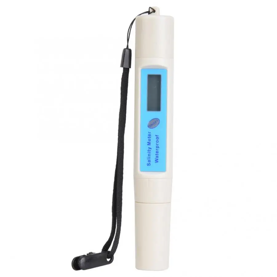 

Portable Digital Salinity Meter High Precision Soup Food Sea Salt Salimeter Pen Type Tester Graphite Electrode