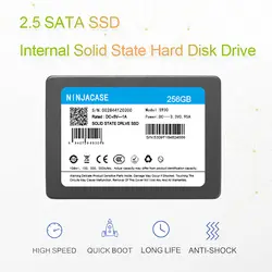 NINJACASE SSD 256 Гб SATA3 2,5 дюймов 120 ГБ 240 ГБ 128 ГБ 256 ГБ 480 ГБ 512 ГБ 960 ГБ 1 ТБ жесткий диск HD HDD для настольного ноутбука