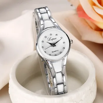 

Luxury Ladies Elegant Wrist Watches Rhinestone Watches Women Stainless Steel Quartz Bracelet Watch Gold Clock Zegarek Damski