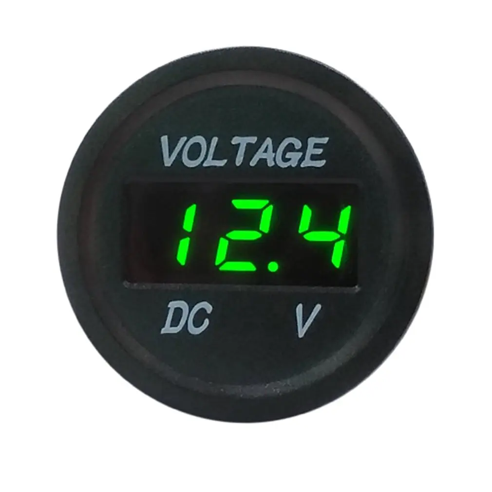 0.56/"Digital Green LED Display Car Motorcycle Voltmeter Voltage Meter Waterproof