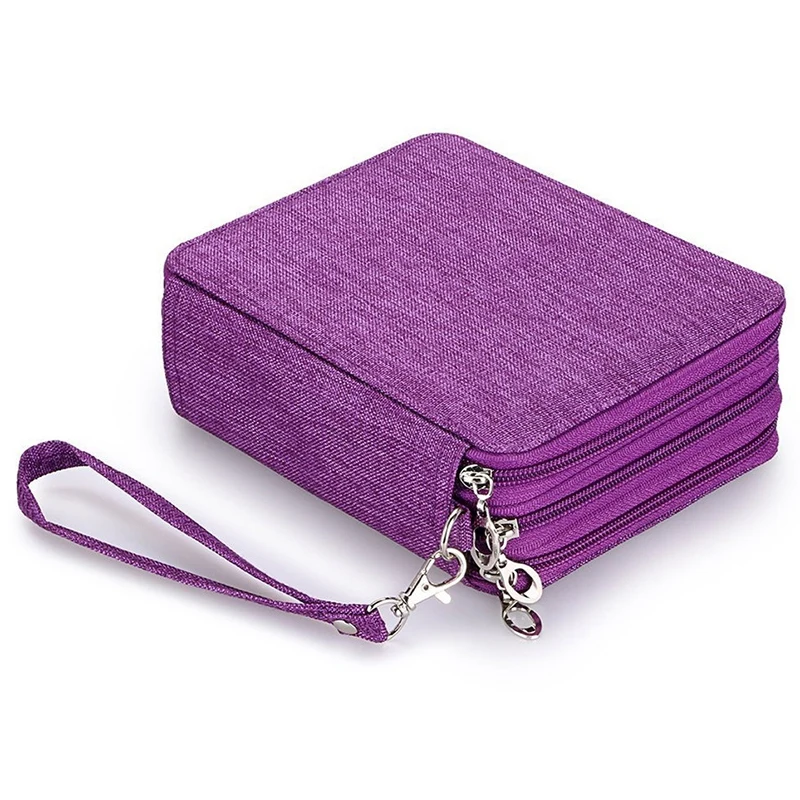 School Pencil Case for Girls Boys Oxford Pentel Pen Bag 72 Holes Large Pencil Case Multi Layer Waterproof Box Stationery Supplie