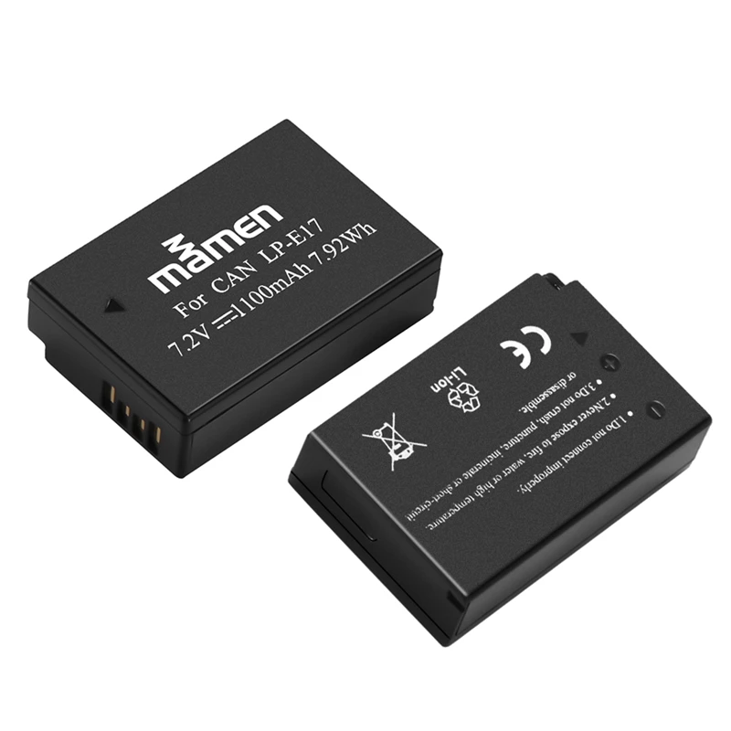 3 шт. 1100 мА/ч, LP-E17 LPE17 LP E17 цифровой Камера Батарея+ USB ЖК-дисплей двойной Зарядное устройство для Canon M3 M5 M6 поцелуй X8I 750D 760D T6I T6S 800D