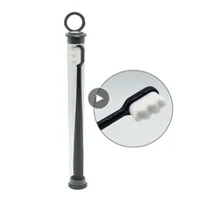 1 шт. экологический уголь Здоровье ультра тонкая зубная щетка уход чистка зубов супер мягкая щетина щетки ортодонтический кронштейн щетка