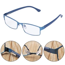 Новые деловые очки для чтения для мужчин и женщин, оправа из титанового сплава, очки по рецепту, очки для ухода за зрением+ 1,00~+ 4,0 диоптрий