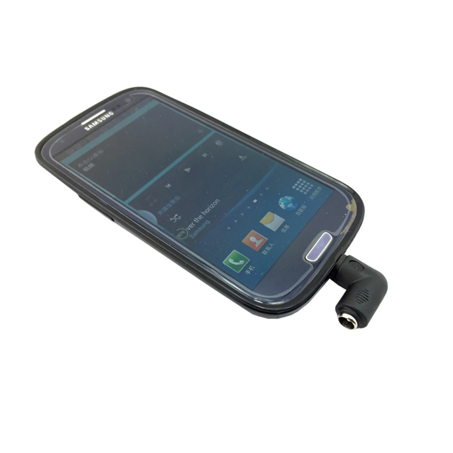 DC 5.5x2.1 mm Jack To Micro USB B 5P Right Angle Male Power Adapter Connector 90 degree for Samsung Xiaomi Phones And Other
