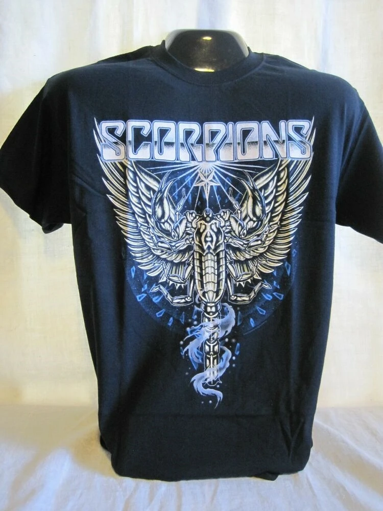 Футболка Scorpions немецкая рок-группа Heavy Metal Music Apparel New 023 |
