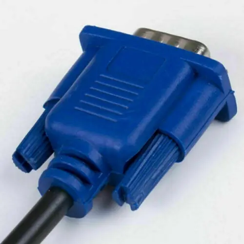 0,5 м VGA кабель «Папа-папа» SVGA кабель для монитора синий штекер для ПК компьютера VGA кабель дисплея 2B24