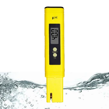 

50Pcs/Lot PH Meter Portable accuracy 0.01 Acidity Pocket Pen Digital Durable Aquarium PH Measure Device automatic calibration