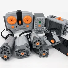 Qunlong compatib Креативный дизайн деталей двигателя Кирпичи DIY наборы блоки батарейный блок Скорость дистанционного управления RC Строительство электростанция