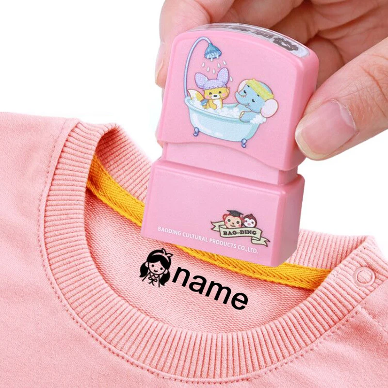 Toy Name-Stamp Customized Baby Childrens-Seal Waterproof Gifts Chapter-Wash Not-Faded