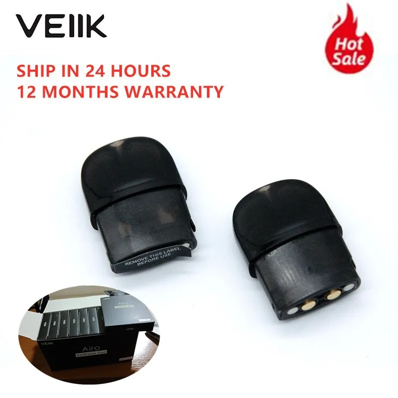 10 шт./компл. оригинальный комплект для замены VEIIK Airo zero pod Vape 8 картридж 2 мл емкость