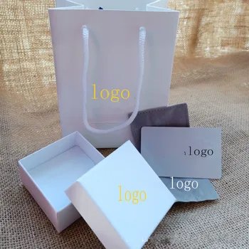 

D Square Box White Universal Exquisite Jewelry Storage Box