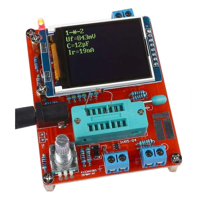 Multifunctional Lcd Gm328 Transistor Tester Diode Capacitance Esr Voltage Frequency Meter Pwm Square Wave Signal Generator 2