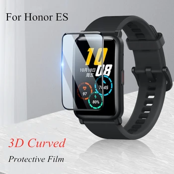 

Soft Fibre Glass Protective Film For Honor ES Smartwatch Full Screen Protector 3D Curved Scratch Proof Film Cover For Honor ES