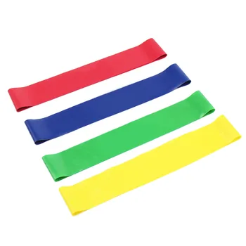 

4pcs Latex Resistance Band Ring Shape Prime Elastic Band Resistance Band Loops Band Rubber Band for Sport Workout Fitness