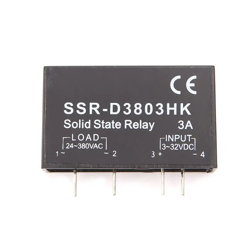 1pc Single Phase Solid State Relay Module DC-AC Mini PCB Solid State Relay with Pins 3A/5A/8A