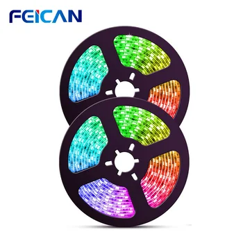 

LED Strip SMD5050 2835 RGB Strip 12V LED Light Strip Backlight Flexible Ambilight 60LEDs/m