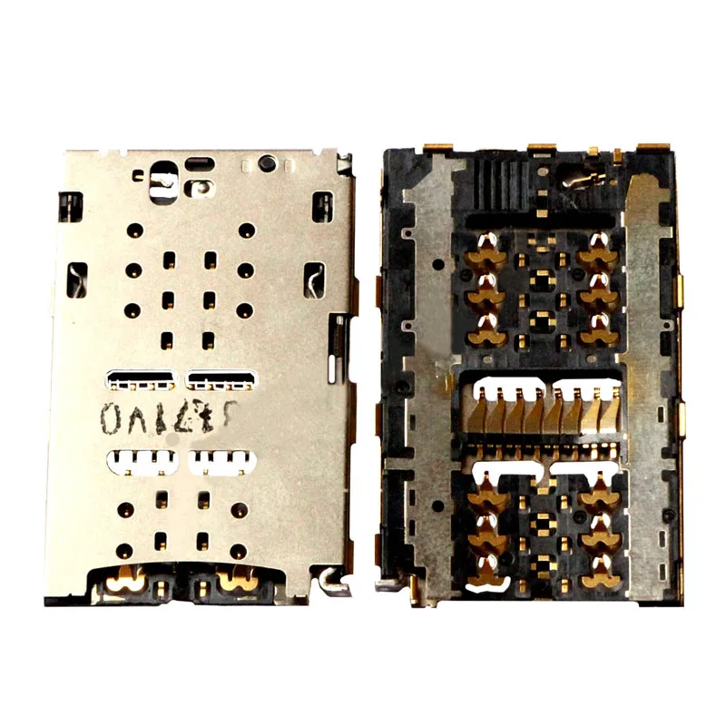 

2Pcs Sim Card Reader Slot Tray Holder Connector Socket For Lenovo Vibe S1 S1c50 S1a40 Yogabook YB1-X90F X91L YB1-X90L X90F Plug