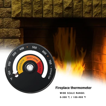 

Kitchen Accessories Oven Tools Wood Stove Fireplace Fan Heat Stove Thermometer Sensitivity Barbecue Oven Tools