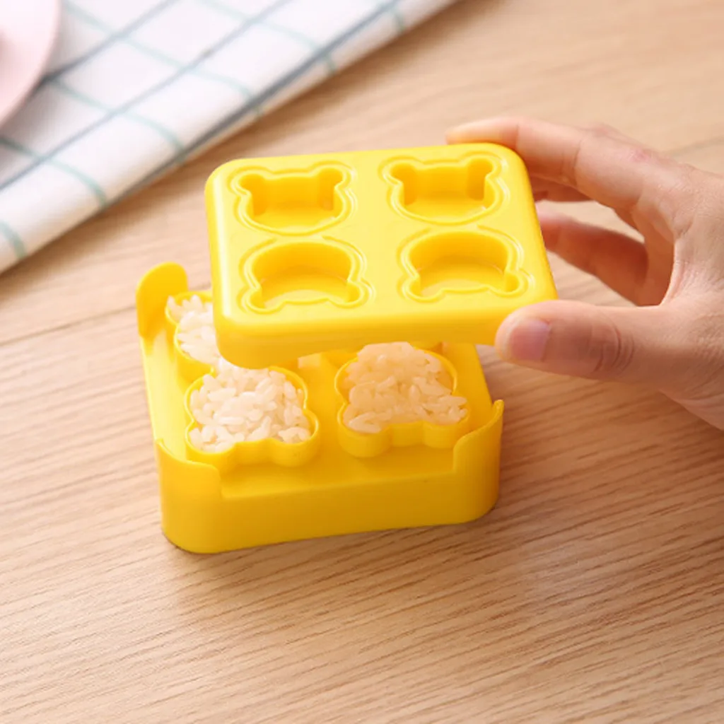 Медвежонок модель DIY рисовое тесто суши форма креативные забавные вечерние