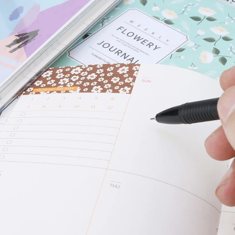 1pc Cute Mini A6 Daily Monthly Weekly Planner Notebook Agenda Calendar Note Book School Supplies 40 Sheets 1pc Cute Mini A6 Daily Monthly Weekly Planner Notebook Agenda Calendar Note Book School Supplies 40 Sheets