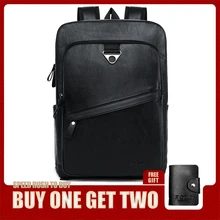 VICUNA POLO, водонепроницаемый кожаный высококачественный мужской рюкзак для путешествий, ноутбука, с передним карманом, Большой Вместительный рюкзак, mochila hombre