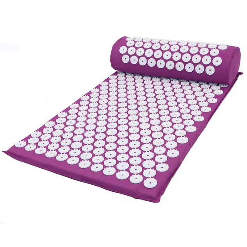 

Massager Cushion Acupuncture Mat Relieve Stress Pain Acupressure Mat Pillow Massage Mat Rose Spike Massage and Relaxation