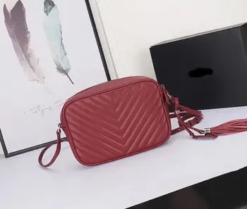 

Women Shoulder Bags Lady Leather Satchel Handbag Tote Messenger Cross body Handbags 2019 New style Small Square Bags free shippi