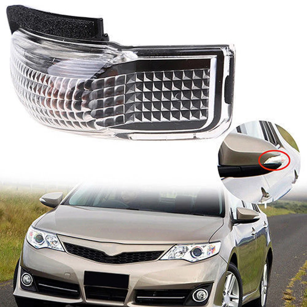 Пластиковое зеркало заднего вида, светильник сигнала поворота для Toyota Avalon 2013- 81730-52100 81740-52050, автомобильный светильник сигнала поворота