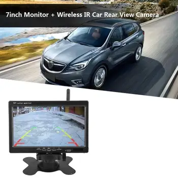 

7inch Monitor Wireless IR Car Rearview Reversing Backup Parking Camera Kit Night Vision car accessories