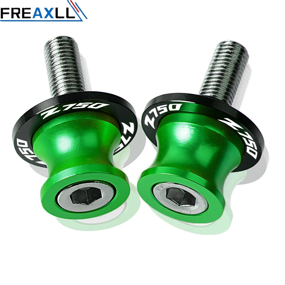 Z750 For KAWASAKI Z750 Z 750 2007 2008 2009 2010 2011 Motorcycle Accessoires Swingarm Slider Spools 10MM Stand Screws Cover