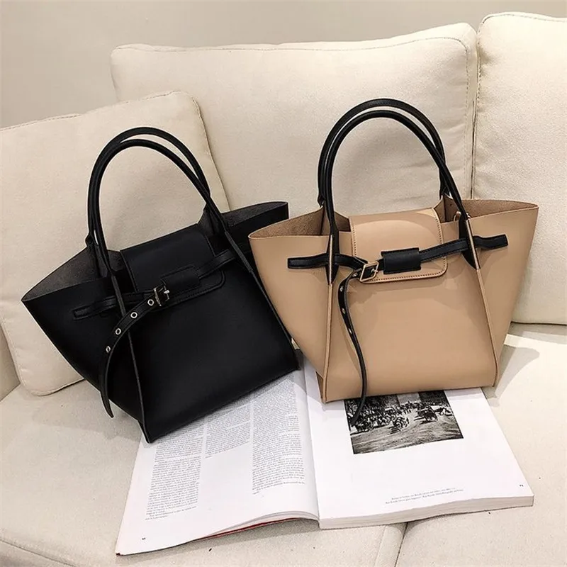 

Famous Design Large Capacity Casual Totes Solid Shoulder Messenger Bags Women Purse and Handbags