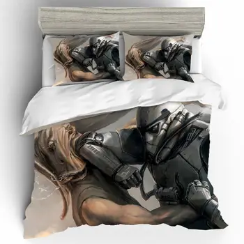 

Textiles Bed Duvets and Linen Sets Bed Linen King Size Bedding Set High Quality Home Cotton Duvet Cover Star Wars Bedding Sets