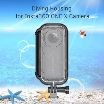 

Waterproof Camera Case Accessory Diving Housing Underwater 30M with 1/4 Inch Screw Hole for Insta360 ONE X Action Camera