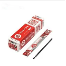 Новинка, 20 шт./лот, гелевые заправки для ручек, канцелярские карандаши, 0,5 мм, наконечник, углеродный, черный, Сменные ручки, школьные принадлежности