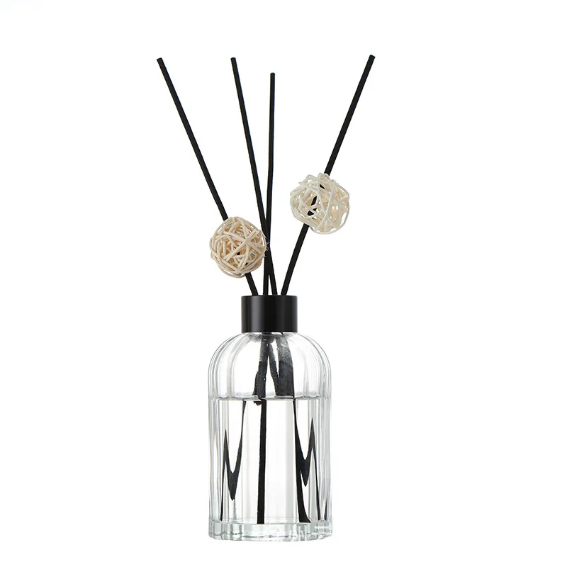 

5PCS/Set 200ml Home Fragrance Essentia Oil Empty Bottle Air Freshener Decorative Glass Bottle Scented Reed Diffuser for Home Dec