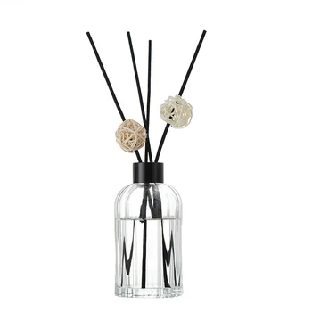 

5PCS/Set 200ml Home Fragrance Essentia Oil Empty Bottle Air Freshener Decorative Glass Bottle Scented Reed Diffuser for Home Dec