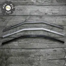 Универсальный для Renthal 22 мм moto rcycle руль мотобайка плоское рулевое колесо алюминий 7/8 дюймов Ретро мото rbike guidon de moto