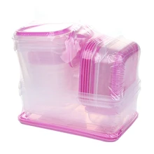 17 шт./компл. сохранение свежести продуктов ящик для хранения холодильник Еда контейнер герметичный контейнер Кухня Органайзер зерна контейнер для хранения фасоли Jar танк