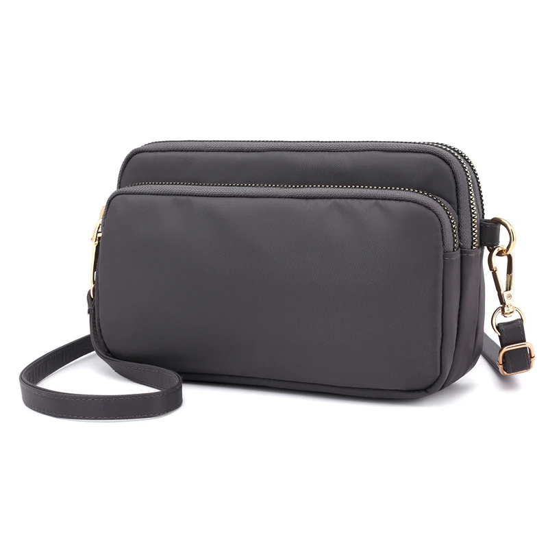 Женская сумка через плечо, дорожная сумка, брендовая большая хозяйственная сумка, черная женская сумка через плечо - Цвет: Темно-серый