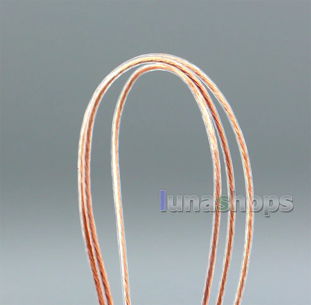 LN005333 10 м Hi-Res Экстремальный мягкий чистый 99% 7N OCC сигнал Tefl AFT наушники кабель для наушников 100*0,05 диаметр: 0 0,9 мм(±0. 3 мм