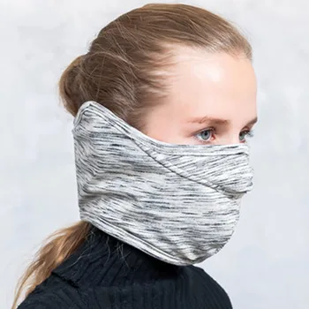 

Neck Face Mask Warmer Windproof Breathable Fleece Ear Protector Cycling