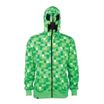 

Creeper Hoodie Sweater Cosplay for boys Children Jacket Spring Green