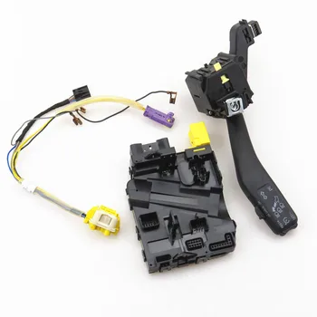 

TUKE MF Steering Wheel Cable + Module & Cruise Switch Set 1K0 953 549 CD 1K0 953 513 G For VW Jetta Golf GTI MK5 MK6 Tiguan EOS