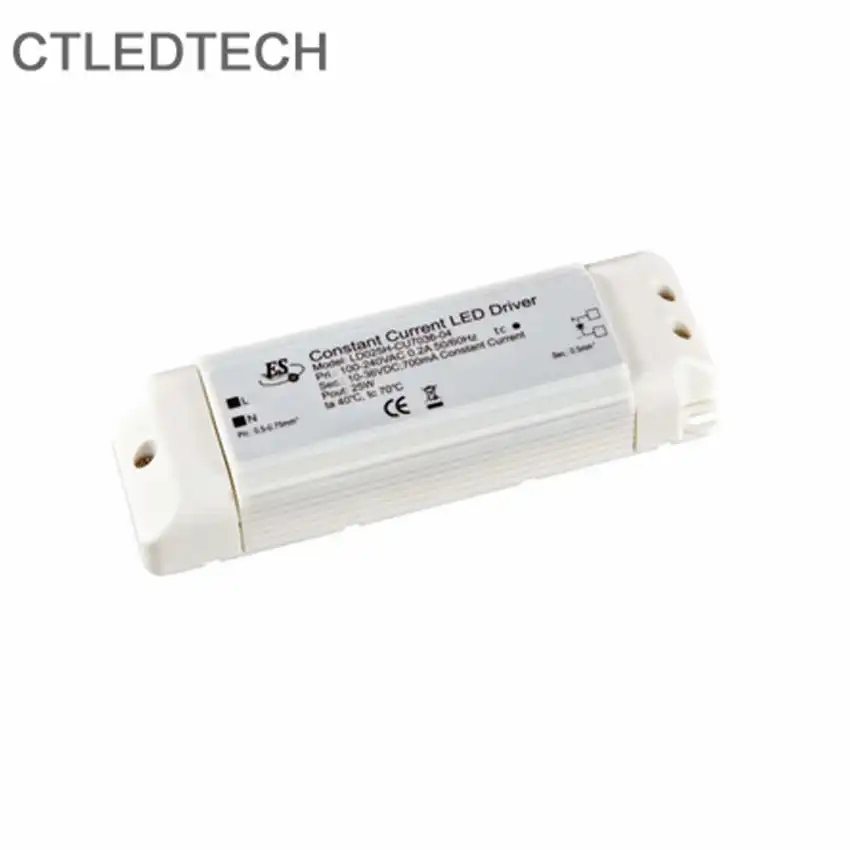 ES 25W 1000mA 700mA 500mA AC DC с драйвером постоянного тока для светодиода класс 2 полностью
