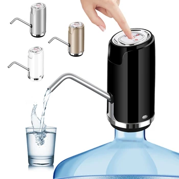 

2020 Electric Water Pump Dispenser Drinking Bottle Switch USB Charging 5W Electric Water Pressure Water Dispenser USB