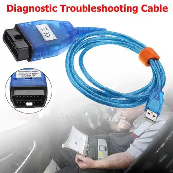 

Car USB Interface Diagnostic Cable 16PIN OBD2 Troubleshooting Line K+CAN with FT232RL Chip For BMW E60 E61 E70 E81 E83 E90 E91