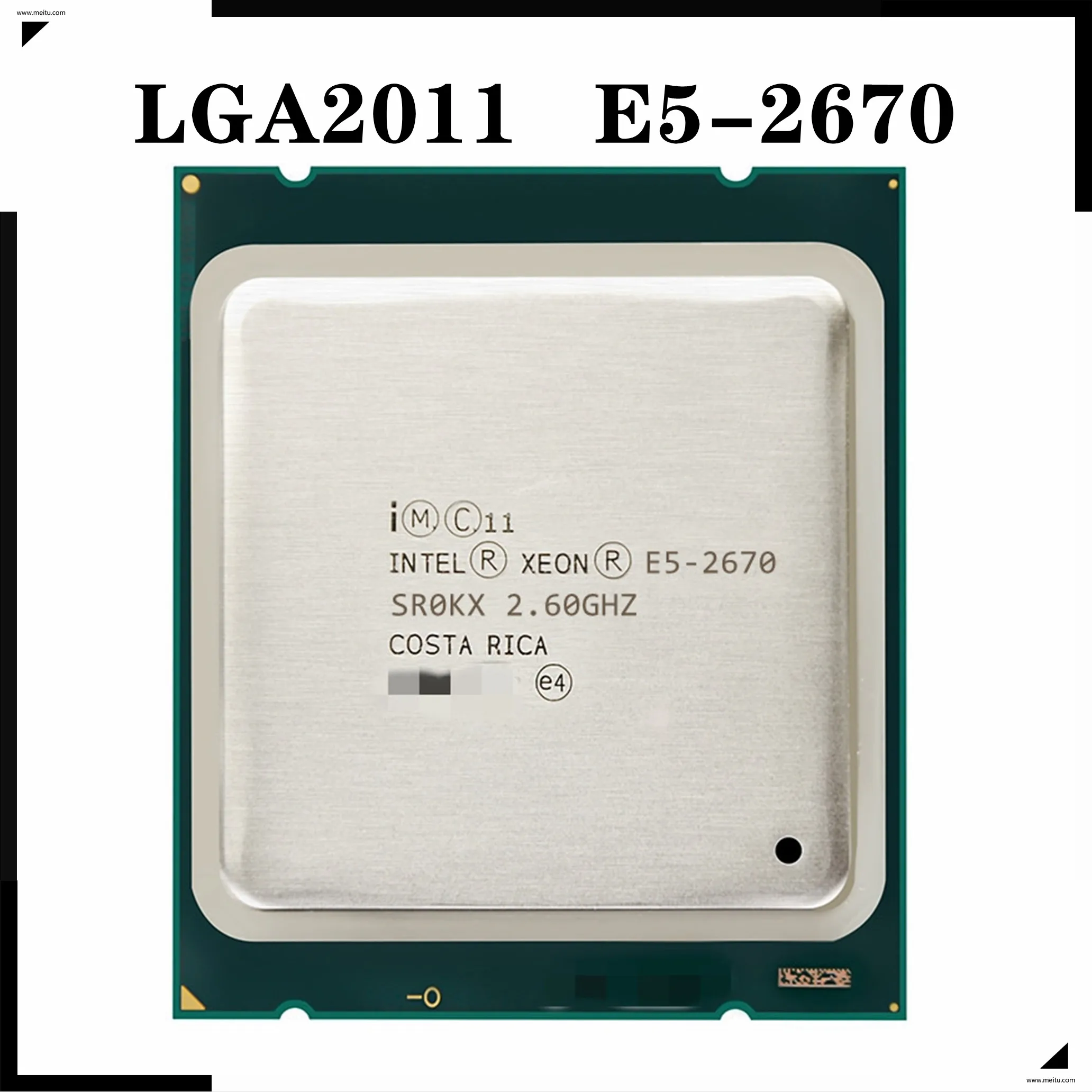 Бывший в употреблении серверный ЦПУ e5 2670 2 6 ГГц 20 МБ кэш 8 00 ГТ/с LGA 2011 SROKX C2